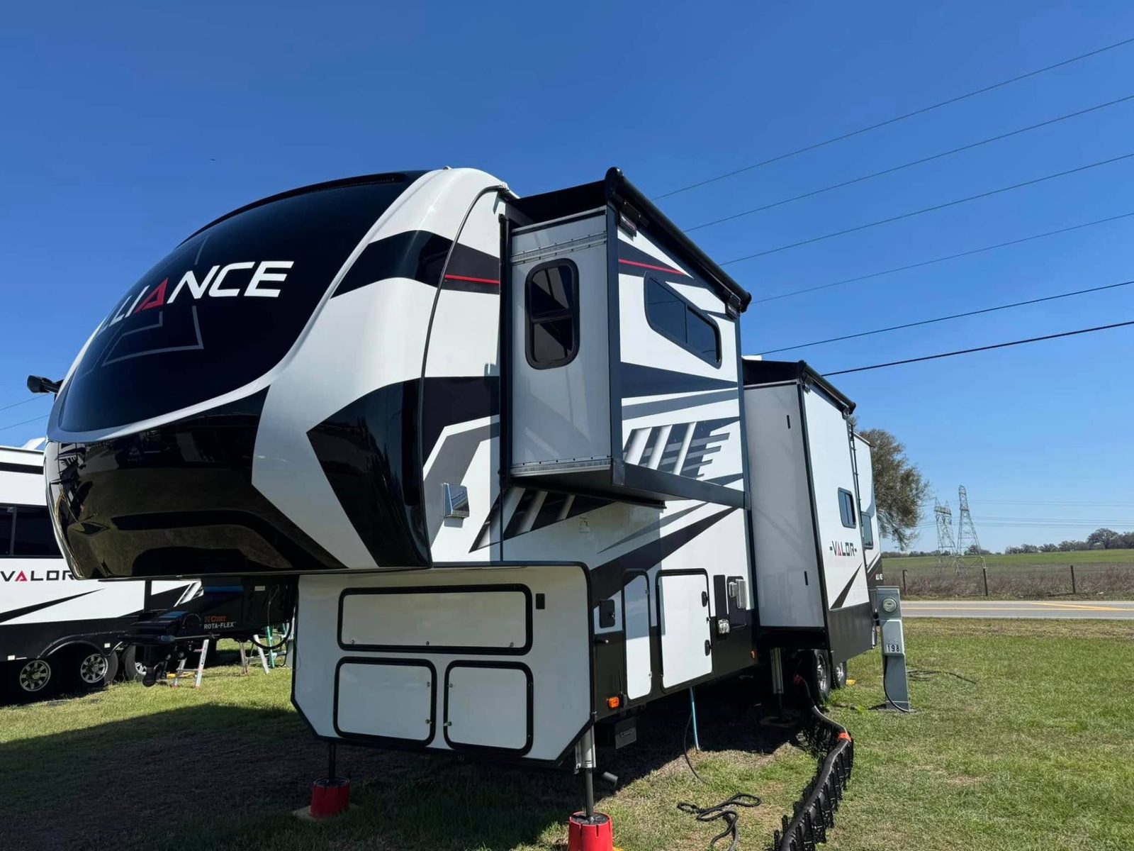 Reliance Valor fifth-wheel toy hauler detailed by CamperKleen in Central Florida
