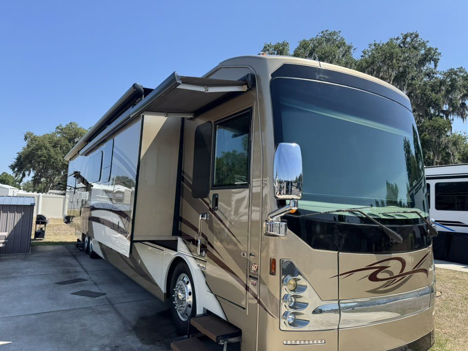 Thor Tuscany Class A motorhome cleaned and polished by CamperKleen